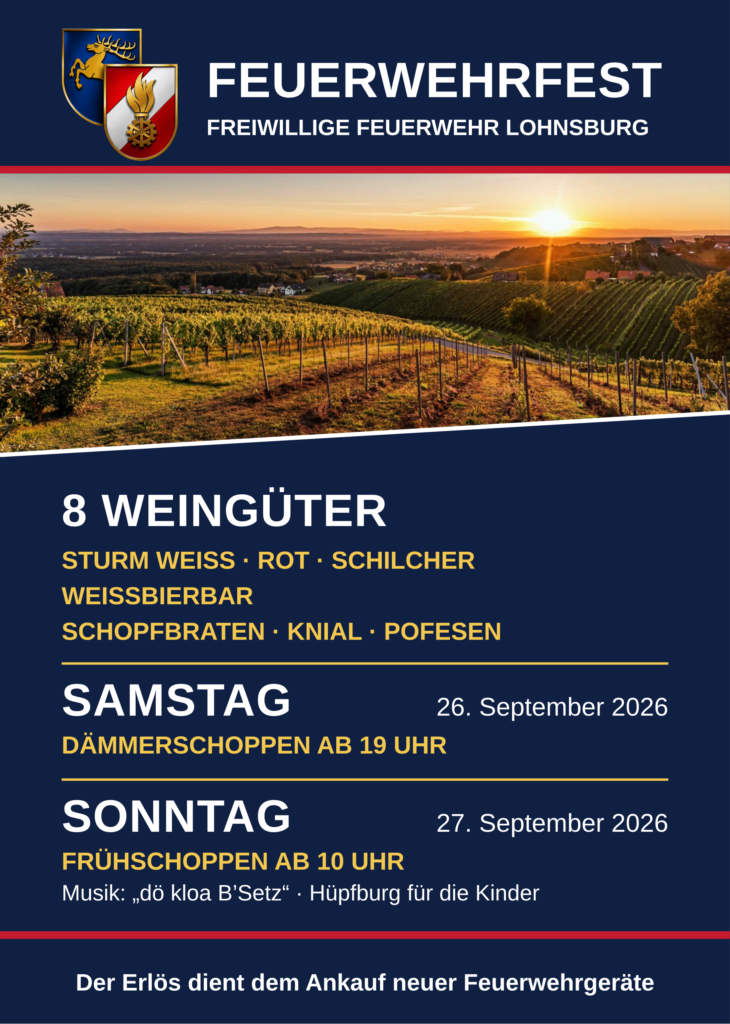 Plakat Feuerwehrfest